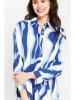 ASSUILI Kleid in Weiß/ Blau