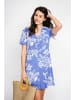 ASSUILI Kleid in Weiß/ Hellblau