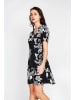 ASSUILI Kleid in Weiß/ Schwarz