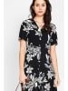 ASSUILI Kleid in Weiß/ Schwarz