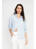 ASSUILI Bluse in Hellblau
