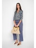 ASSUILI Blouse zwart/blauw/wit