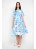 ASSUILI Kleid in Weiß/ Hellblau