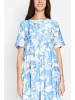 ASSUILI Kleid in Weiß/ Hellblau