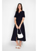 ASSUILI Kleid in Dunkelblau