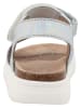 Tom Tailor Sandalen paars/zilverkleurig