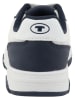 Tom Tailor Sneakers in Dunkelblau/ Weiß