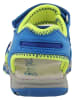 Tom Tailor Sandalen in Blau/ Gelb