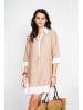 Le Jardin du Lin Jurk beige/wit