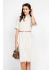 Le Jardin du Lin Kleid in Creme