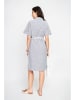 Le Jardin du Lin Kleid in Weiß/ Schwarz