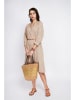 Le Jardin du Lin Kleid in Beige