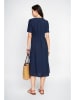 Le Jardin du Lin Kleid in Dunkelblau