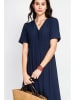 Le Jardin du Lin Kleid in Dunkelblau