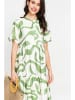 Le Jardin du Lin Kleid in Weiß/ Hellgrün