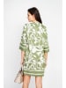 Le Jardin du Lin Kleid in Weiß/ Grün