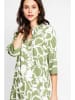 Le Jardin du Lin Kleid in Weiß/ Grün