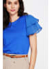 Le Jardin du Lin Bluse in Blau