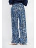 Le Jardin du Lin Hose in Schwarz/ Blau