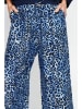 Le Jardin du Lin Broek zwart/blauw