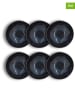 Ogo Living 6-delige set: kommen "Costa" blauw/grijs - (H)7x Ø 19,5 cm