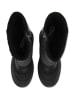 Ilse Jacobsen Leder-Stiefel in Schwarz/ Grau