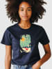 WOOOP Shirt in Dunkelblau