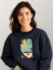 WOOOP Sweatshirt donkerblauw