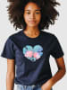 WOOOP Shirt in Dunkelblau