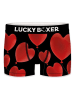 Lucky Boxer 2er-Set: Boxershorts in Schwarz/ Rot