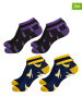 Lucky Socks 4-delige set: sokken zwart
