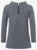 More & More Blouse donkerblauw/wit