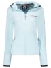 Geographical Norway Kurtka polarowa "Unicia" w kolorze błękitnym