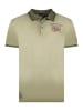 Geographical Norway Koszulka polo "Kotz" w kolorze khaki