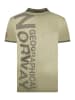 Geographical Norway Koszulka polo "Kotz" w kolorze khaki