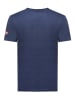 Geographical Norway Shirt "Jofoten" in Dunkelblau
