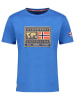 Geographical Norway Shirt "Jofoten" in Blau