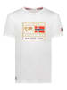 Geographical Norway Koszulka "Jofoten" w kolorze białym