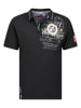 Geographical Norway Poloshirt "Karuen" in Schwarz