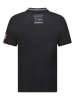 Geographical Norway Koszulka polo "Karuen" w kolorze czarnym