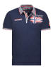 Geographical Norway Koszulka polo "Krusty" w kolorze granatowym