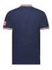 Geographical Norway Koszulka polo "Krusty" w kolorze granatowym