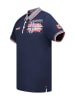Geographical Norway Koszulka polo "Krusty" w kolorze granatowym