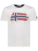 Geographical Norway Shirt "Jopograph" in Weiß
