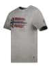 Geographical Norway Koszulka "Jopograph" w kolorze szarym