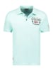 Geographical Norway Koszulka polo "Kapuccino" w kolorze miętowym