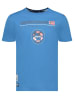 Geographical Norway Shirt "Jvick" in Blau