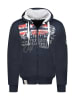 Geographical Norway Sweatvest "Gelegant" donkerblauw
