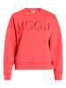Vila Sweatshirt "Reflect" in Koralle