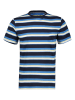 Lerros Shirt in Weiß/ Dunkelblau/ Hellblau